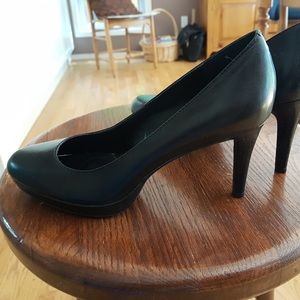 Pair of black Calvin Klein High Heeled Shoes